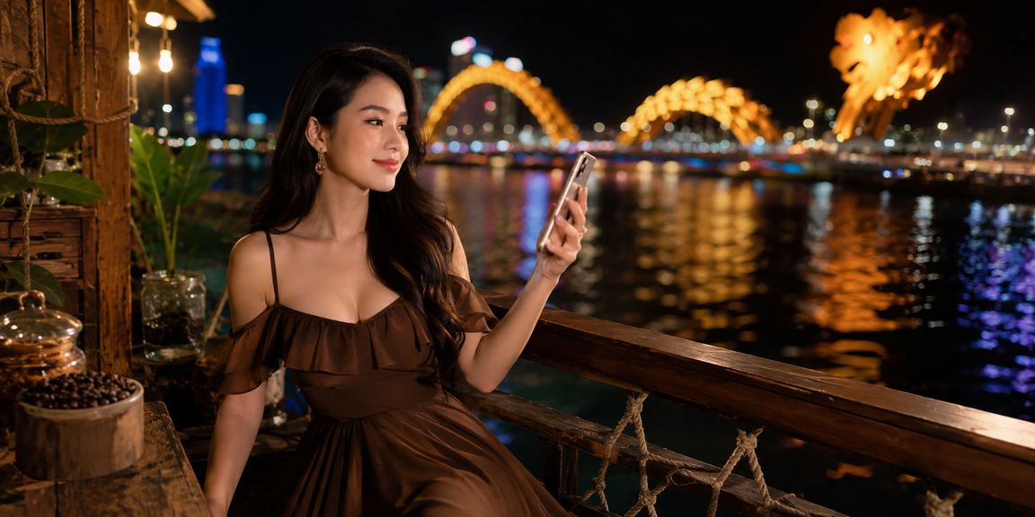 Người dùng Đà Nẵng chơi casino trực tuyến trên điện thoại bên tách cà phê